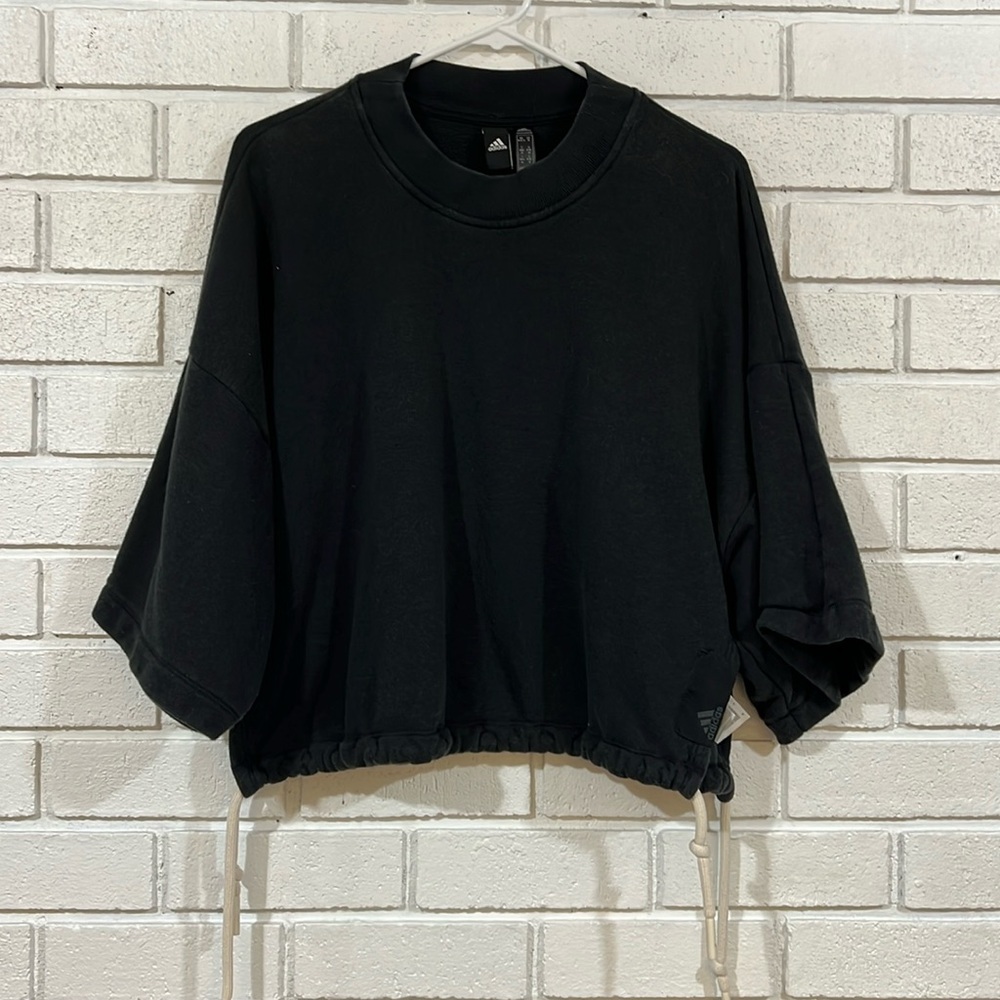 Adidas Boxy Short Sleeve Sweatshirt